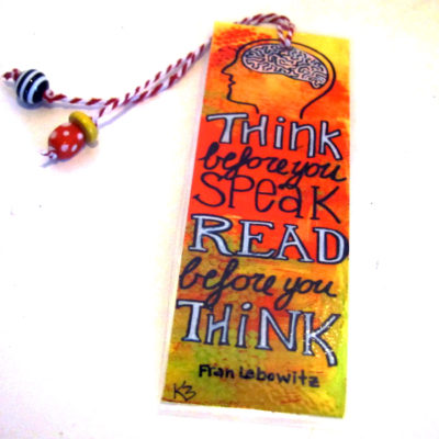 Bookmark from artwork