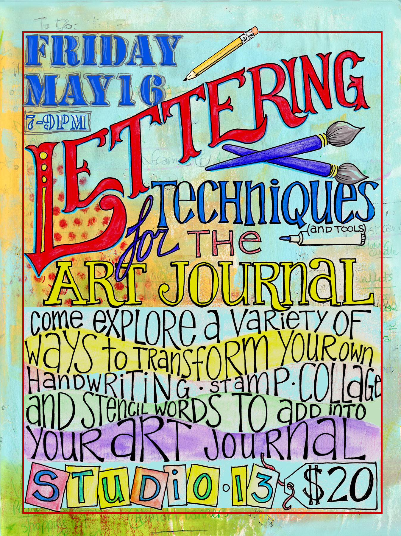 Lettering for the Art Journal – From Victory Road