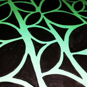 Introducing… New Abstract Leaves Stencil Design