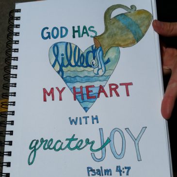 Psalm 4:7 Verse Art