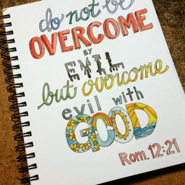 Romans 12:21 Coloring Page