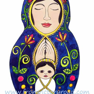 Nesting Doll Mother and Child