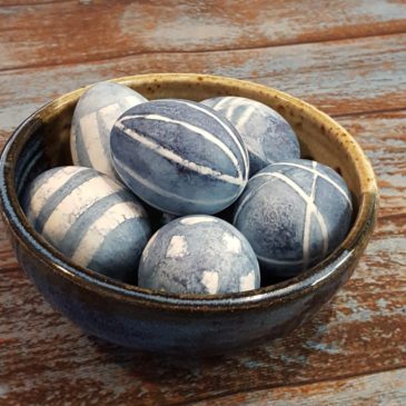 Shibori Easter Eggs