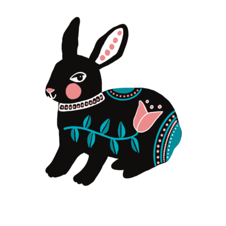 Folk bunny 1